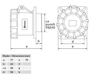 Bemis BC1-3102-7413 CEE Norm IP67 32A Makine Priz - BEMİS (1)