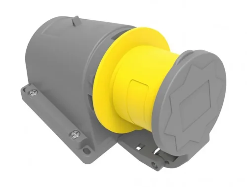 Bemis BC1-3303-2235 CEE Norm IP44 3/32A 90° Eğik Duvar Fiş (Yaylı Kapaklı) - 1