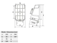 Bemis BC1-3303-2238 CEE Norm IP44 3/32A 90° Eğik Pano Prizli Duvar Fiş - BEMİS (1)
