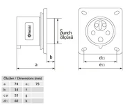 Bemis BC1-3505-2070 CEE Norm IP44 32A Enversör Makine Fişi - BEMİS (1)