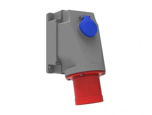 Bemis BC1-4504-2238 CEE Norm IP44 63A 90° Eğik Pano Prizli Duvar Fiş - 1