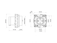 Bemis BC1-8504-7114 CEE Norm IP67 380V-450V Makine Fişi - 2