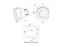 Bemis BC1-8505-7420 CEE Norm IP67 380V-450V 45° Eğik Makine Prizi - BEMİS (1)
