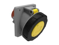 Bemis BC3-4303-7420 CEE Norm IP67 63A 45° Eğik Makine Priz (Pilotlu) - 1