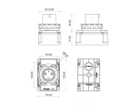Bemis BC3-4403-7210 CEE Norm IP67 63A Duvar Fiş (Pilotlu) - 2