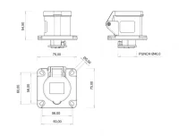Bemis BCS-1403-2413 CEE Norm IP44 3/16A Makine Prizi - BEMİS (1)