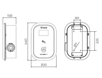 Bemis BEV-1516-4303 Ekranlı Pano Prizli Model 2 Charger Plus Trifaze 11 kW - 3