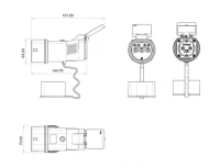 Bemis BKT-2102-2001 V2L Tek Çıkışlı Adaptör - 3
