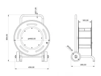 Bemis BM6-7203-1061 Arabalı Metal Makara - BEMİS (1)