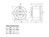 Bemis BM9-3102-0000 Prizsiz IP44 Plastik Makara (Kulaklı Kapaklı) - 2