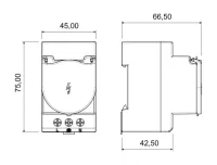 Bemis BR1-1402-2714 CEE Norm IP20 220V-250V Ray Priz (Fransız - Led’li) - BEMİS (1)