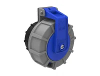 Bemis BS1-1402-7476 CEE Norm IP68 1/16A Hızlı Bağlantılı Somunlu Pano Priz (Çocuk Koruma Kilitli) - 1