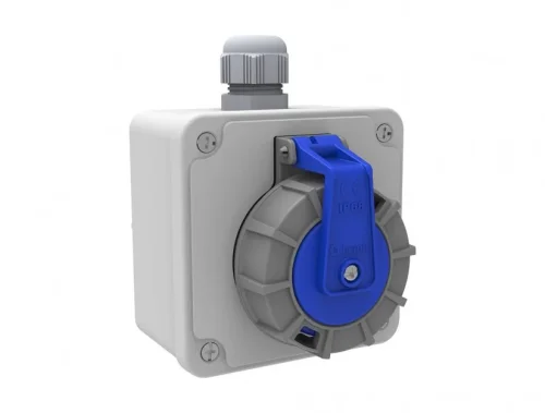 Bemis BS1-1402-7510 CEE Norm IP68 220V-250V Duvar Priz - 1