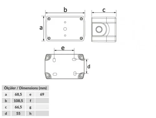 Bemis BT3-2030-0002 IP44 25A. Pako Şalter Kutusu - 2