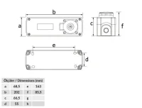 Bemis BT3-4050-0002 IP44 1/16A. 220V. Prizli Sigorta Kutusu - BEMİS (1)