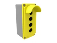 Bemis BT4-3071-0017 Sarı IP67 4’lü Korumalı Buton Kutusu 80x170x73 - 1