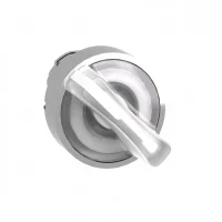 Schneider Electric ZB4BK1213 Beyaz Işıklı Mandal Buton Başlığı Ø22 2 Konumlu Sabit - 1