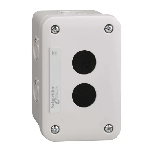 Schneider Electric XALE2 Boş Kontrol İstasyonu Xal-E - Açık Gri - 2 Kesim - Ip54 - Xb7 Ø 22 Mm İçin - 1