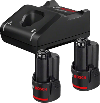 Bosch 2 x GBA 12V 2.0Ah + GAL 12V-40 Professional Şarj Cihazı - 1