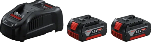 Bosch 2 x GBA 18V 5.0Ah + GAL 1880 CV Professional Şarj Cihazı - 1