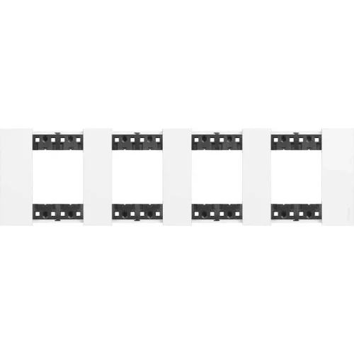 Bticino KA4802M4KW Polimer Plastik 4x2M Beyaz Çerçeve - 1