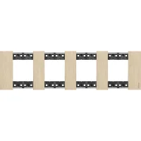 Bticino KA4802M4ZW Metal Çerçeve 2+2+2+2M Altın - 1