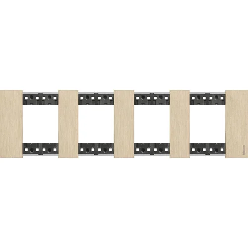 Bticino KA4802M4ZW Metal Çerçeve 2+2+2+2M Altın - 1