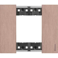 Bticino KA4802ZM Living Now Metal 2M Bakır Çerçeve - 1