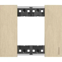 Bticino KA4802ZW Metal 2M Altın Çerçeve - 1