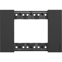 Bticino KA4803KG Polimer Plastik 3M Siyah Çerçeve - 1