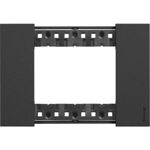 Bticino KA4803KG Polimer Plastik 3M Siyah Çerçeve - 1