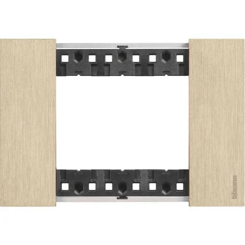 Bticino KA4803ZW Metal 3M Altın Çerçeve - 1