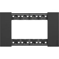 Bticino KA4804KG Polimer Plastik 4M Siyah Çerçeve - 1