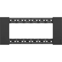 Bticino KA4806KG Polimer Plastik 6M Siyah Çerçeve - 1