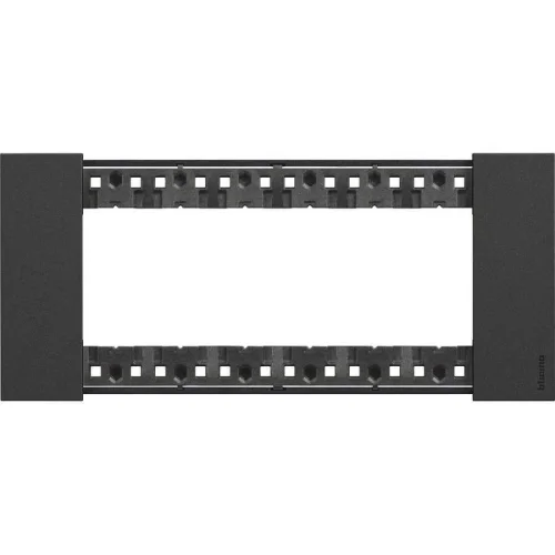 Bticino KA4806KG Polimer Plastik 6M Siyah Çerçeve - 1