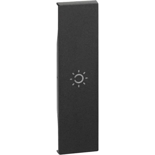 Bticino KG01A 1M Lamba Sembollü Siyah Tuş Kapağı - 1