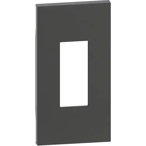 Bticino KG07M2 Data Telefon ve A/V Prizleri İçin 2M Siyah Kapak - 1