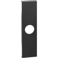 Bticino KG08 TV Prizi ve Kablo Çıkış Modülü İçin 1M Siyah Kapak - 1