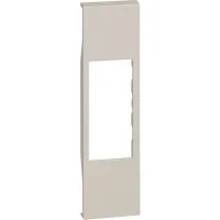 Bticino KM07 Data Telefon ve A/V Prizleri İçin 1M Kum Beji Kapak - 1