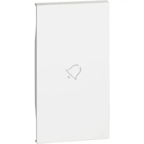 Bticino KW01M2D 2M Beyaz Zil Sembollü Tuş Kapağı - 1