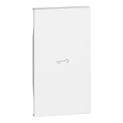 Bticino KW01M2F Living Now Anahtar Sembollü 2M Beyaz Tuş Kapağı - 1