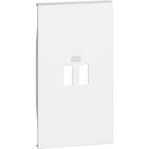 Bticino KW12C USB Şarj Prizi İçin 2M Beyaz Kapak - 1