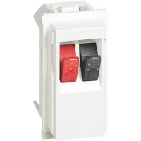 Bticino KW4294 1M Beyaz Ev Sineması Hoparlör Konnektörü - 1