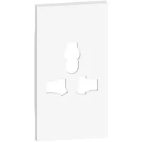 Bticino KW59 Multistandart Priz İçin 2M Beyaz Kapak - 1