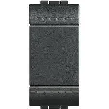 Bticino L4001A Anahtar 16AX 250V Otomatik Bağlantı 1M Antrasit - 1