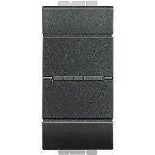 Bticino L4051AN Axial Anahtar 10AX 250V Otomatik Bağlantı 1M Antrasit - 1