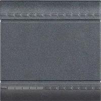 Bticino L4915M2N 2M Antrasit Sembolsüz Tuş Kapağı - 1