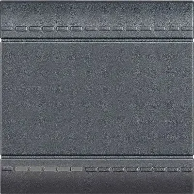 Bticino L4915M2N 2M Antrasit Sembolsüz Tuş Kapağı - 1