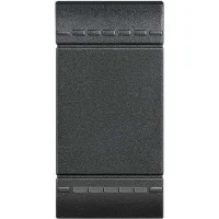 Bticino L4915N 1M Antrasit Sembolsüz Tuş Kapağı - 1