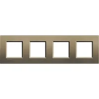 Bticino LNA4802M4SQ Metal Çerçeve 2+2+2+2M Toprak - 1